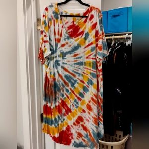 Tye Dye Torrid Dress Size 3